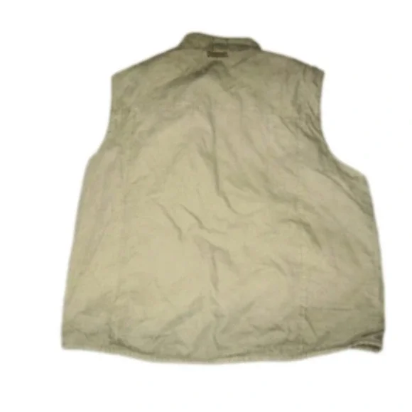 LEGENDARY Whitetails Original Deer Gear Men's Canvas Fleece Lined Vest Size XL